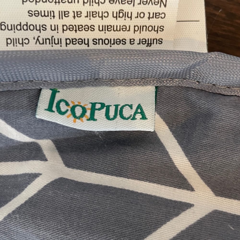 IcoPuca Grey Baby Shopping Cart Seat Cover - Picture 6 of 8